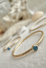 PIKA&BEAR 'Damara' Birthstone Gold Fill Ring
