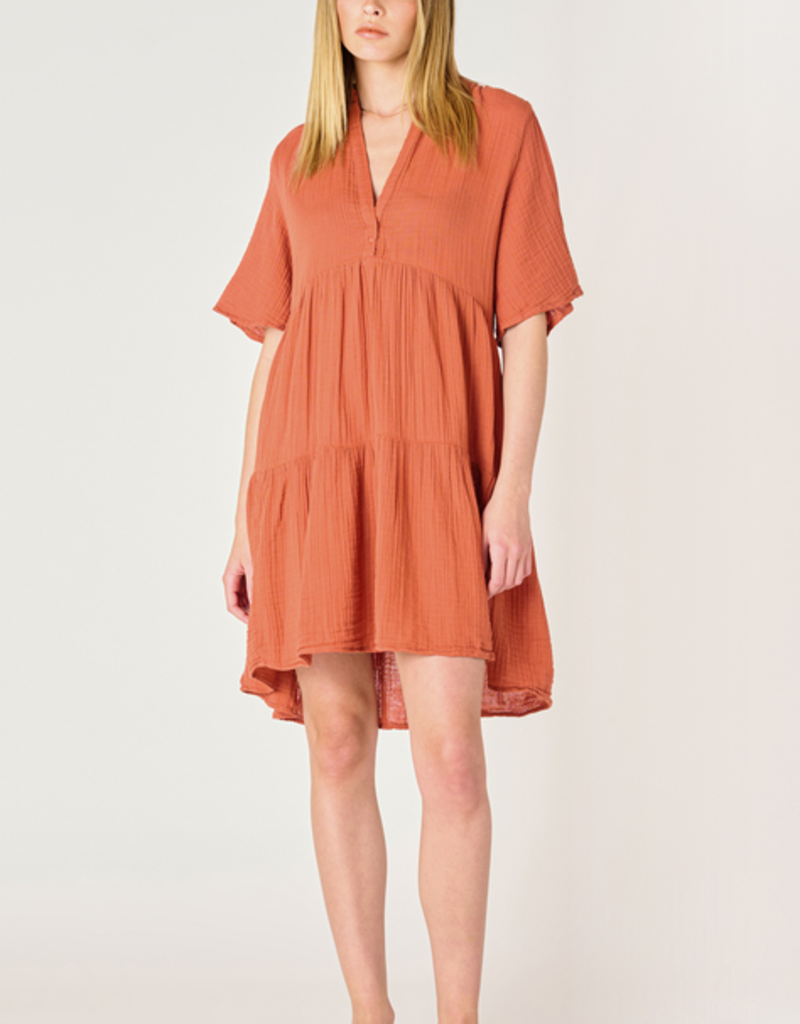 DEX 'Nova' S/Slv Mini Dress