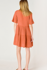 DEX 'Nova' S/Slv Mini Dress