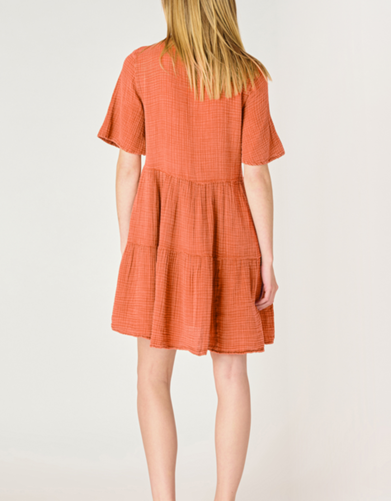 DEX 'Nova' S/Slv Mini Dress