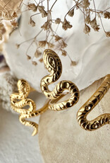 PIKA&BEAR 'Awanyu' Stainless Steel Snake Ring