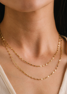 Lovers Tempo 'Ray' 18K PVD Layered Necklace