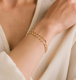 Lovers Tempo 'Ray' 18K PVD Layered Bracelet