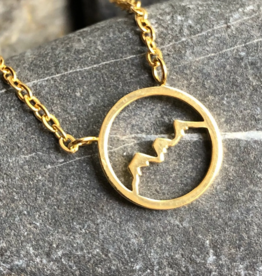 Wonderland 'Three Sisters' Mountain Necklace