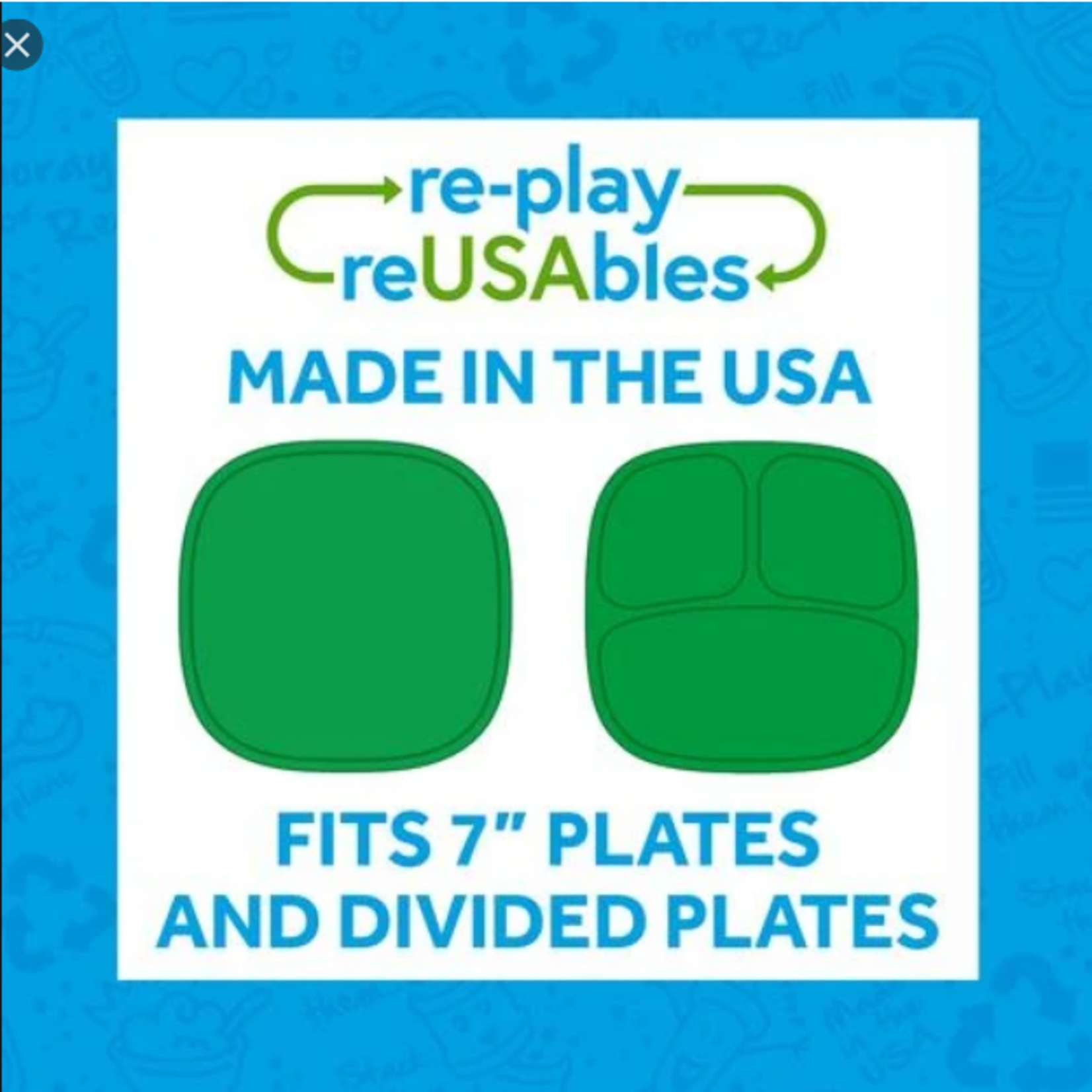Replay REPLAY 7IN. PLATE SILICONE LID