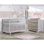 Tulip Juvenile TULIP URBAN CRIB AND 3 DRAWER DRESSER COMBOS