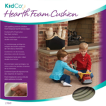 Kidco KIDCO HEARTH  EDGE FOAM CUSHION GREY