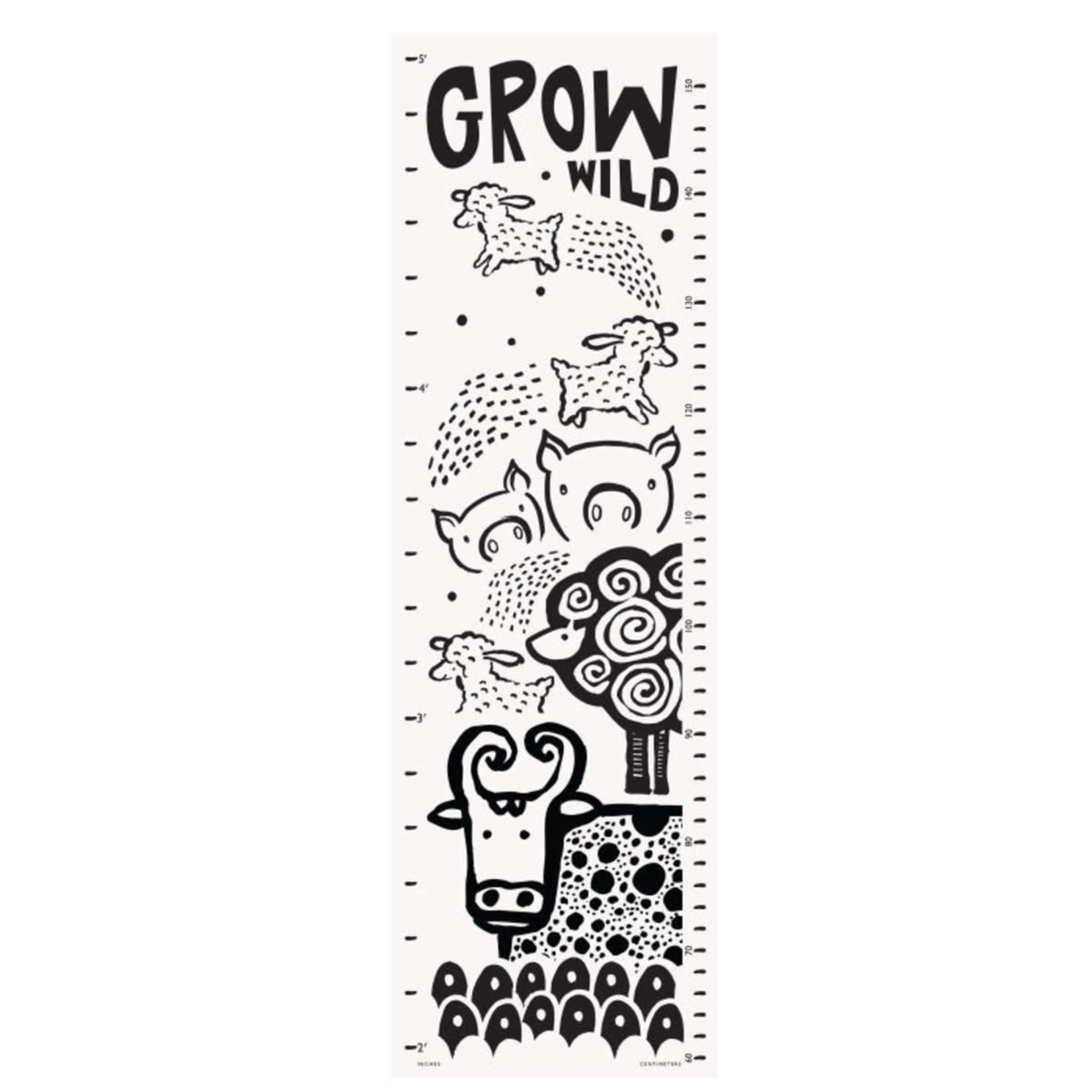 Wee Gallery WEE GALLERY CANVAS GROWTH CHARTS
