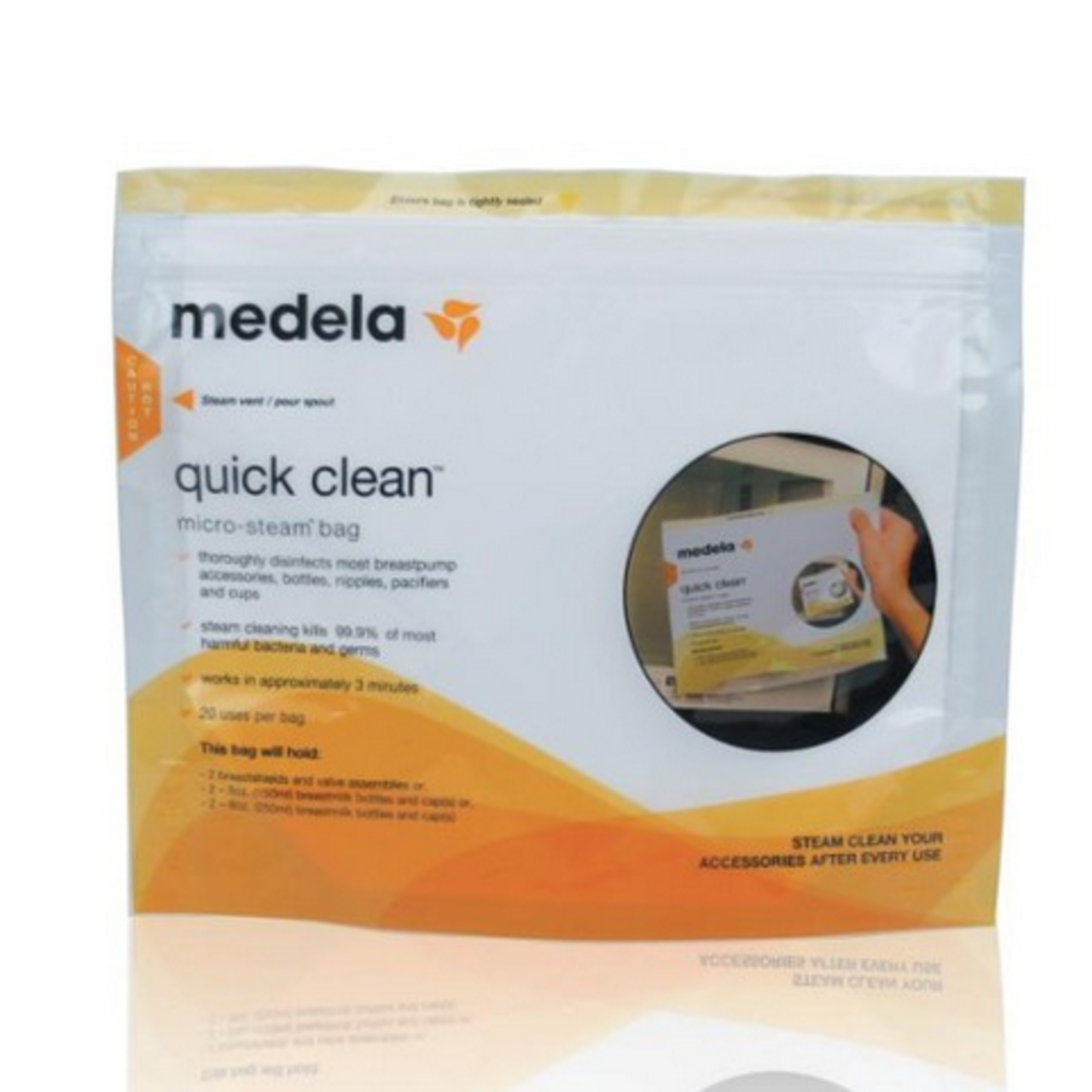 Medela MEDELA QUICK CLEAN MICRO STEAM BAGS 5 PK