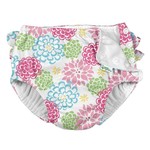 green sprouts GREENSPROUTS RUFFLE SNAP SWIM DIAPER ZINNIA