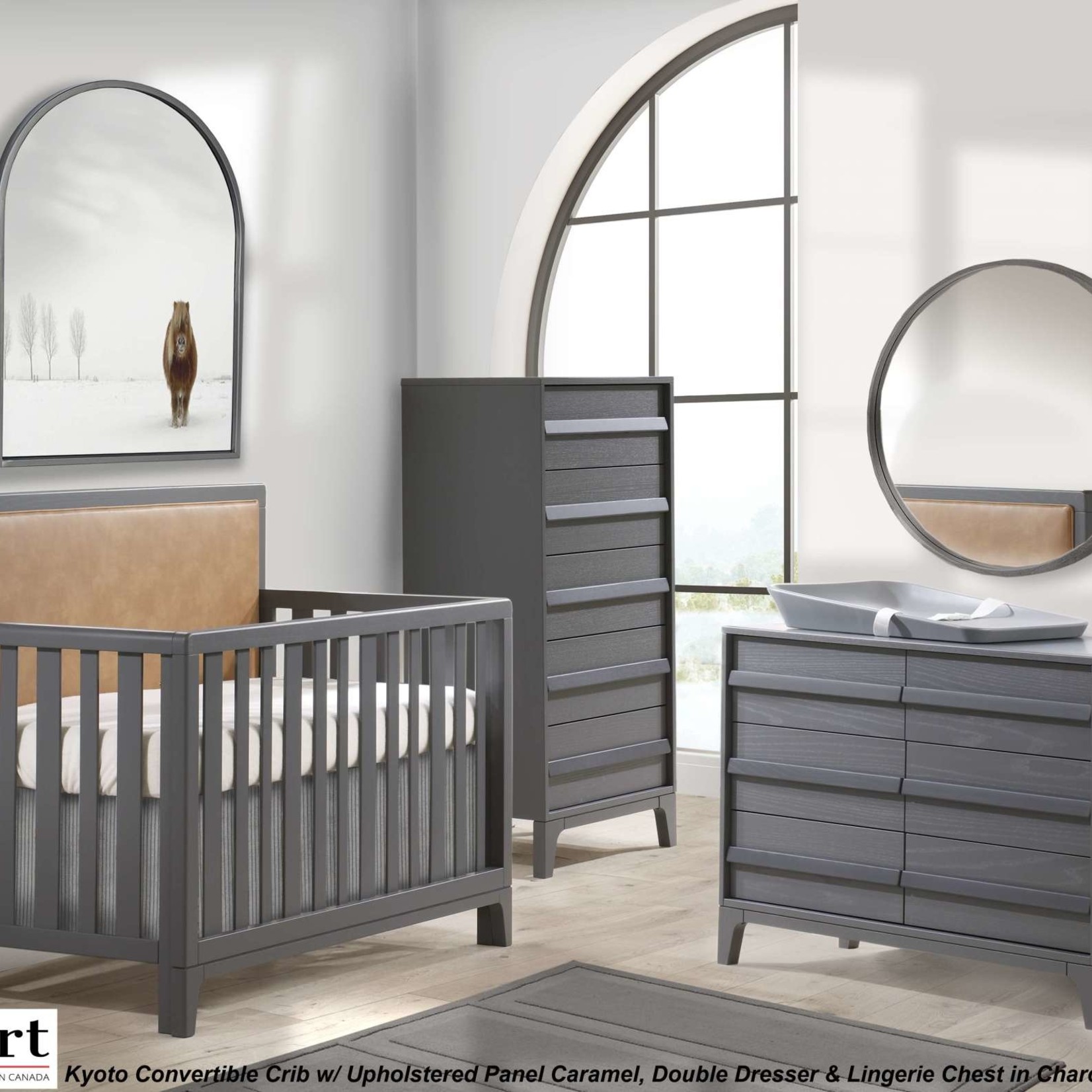 Natart NATART KYOTO 5 IN 1 CONVERTIBLE CRIBS