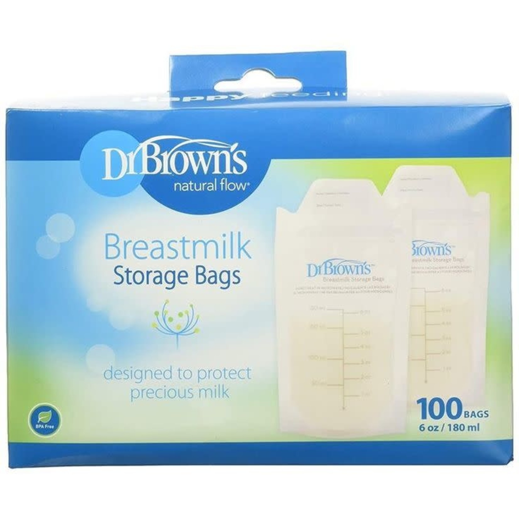 Breast to Bottle Feeding Set and Breastmilk Storage Bags from Dr. Brown's 