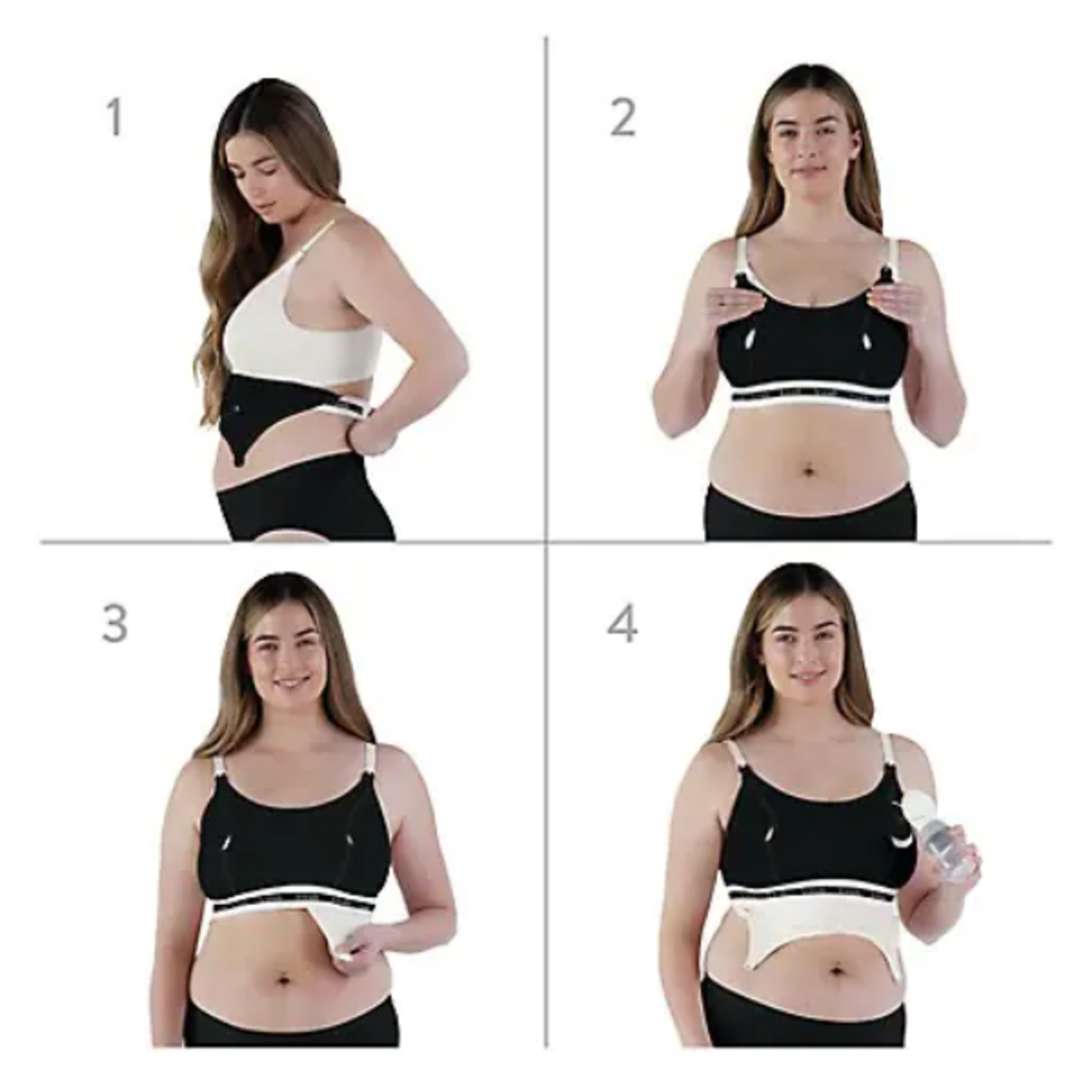 Clip and Pump™ Hands-Free Nursing Bra Accessory