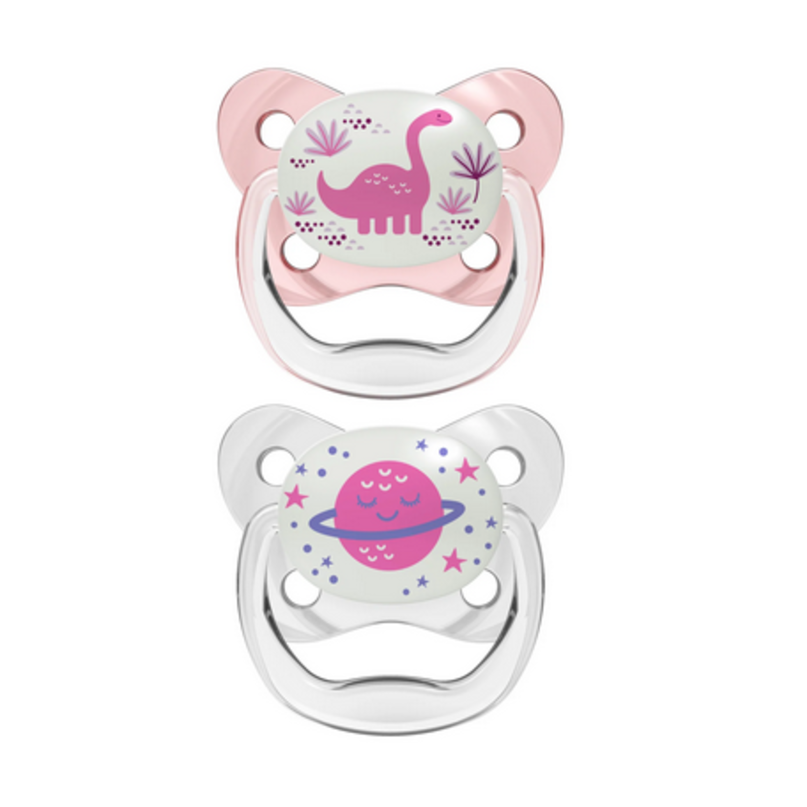 Dr Browns DR BROWNS PREVENT GLOW PACIFIERS  2PK
