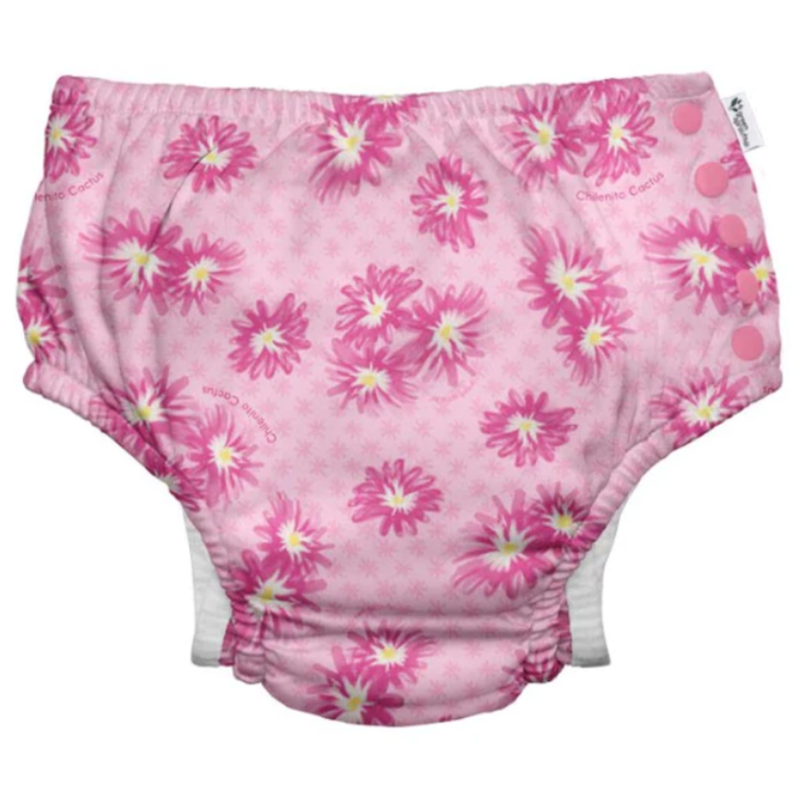 green sprouts GREENSPROUTS ECO-SNAP SWIM DIAPER CACTUS FLOWER