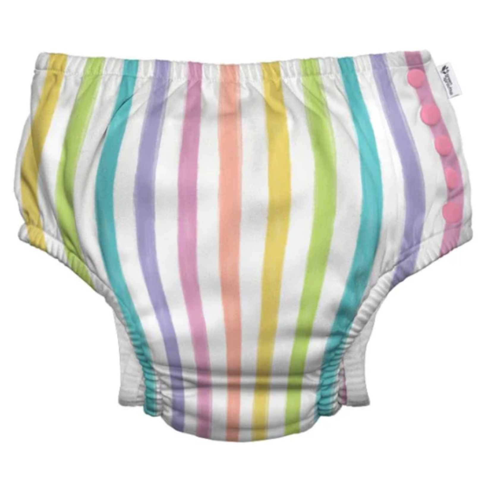 green sprouts GREENSPROUTS ECO-SNAP SWIM DIAPER RAINBOW STRIPE