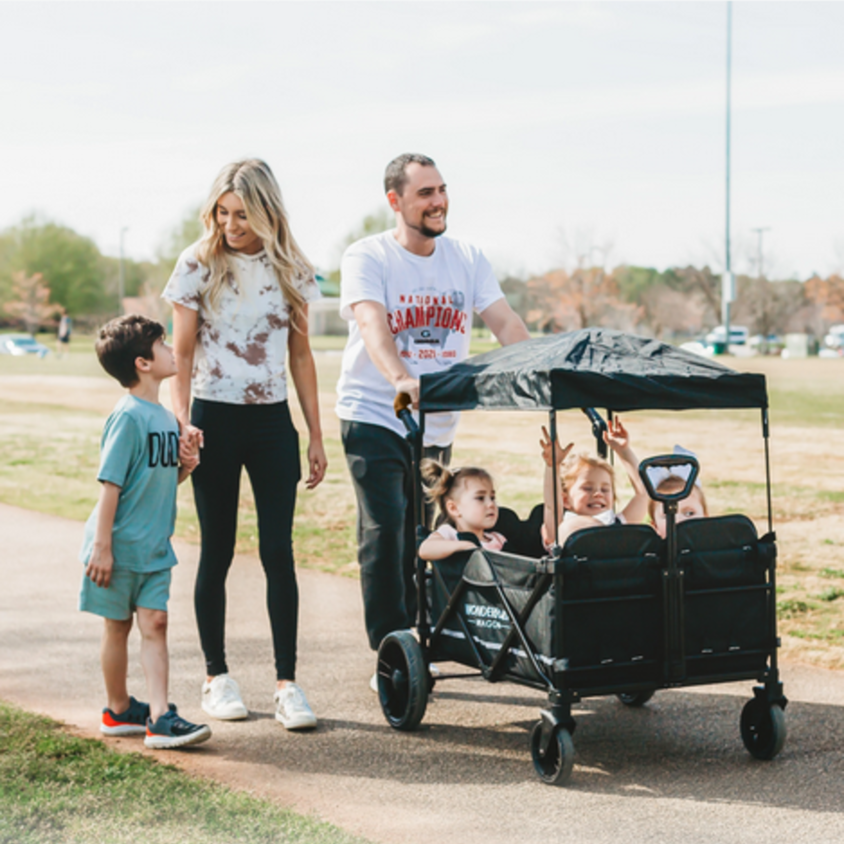 Wonderfold WONDERFOLD X4 PUSH & PULL QUAD STROLLER WAGONS