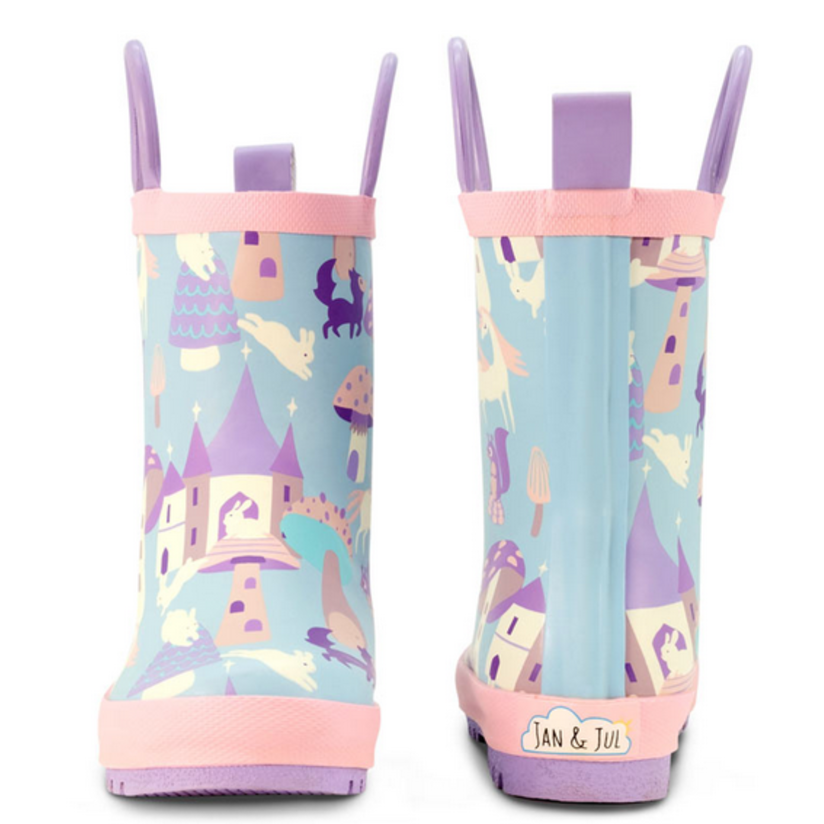 Jan & Jul JAN & JUL PUDDLE-DRY RAIN BOOTS ENCHANTED