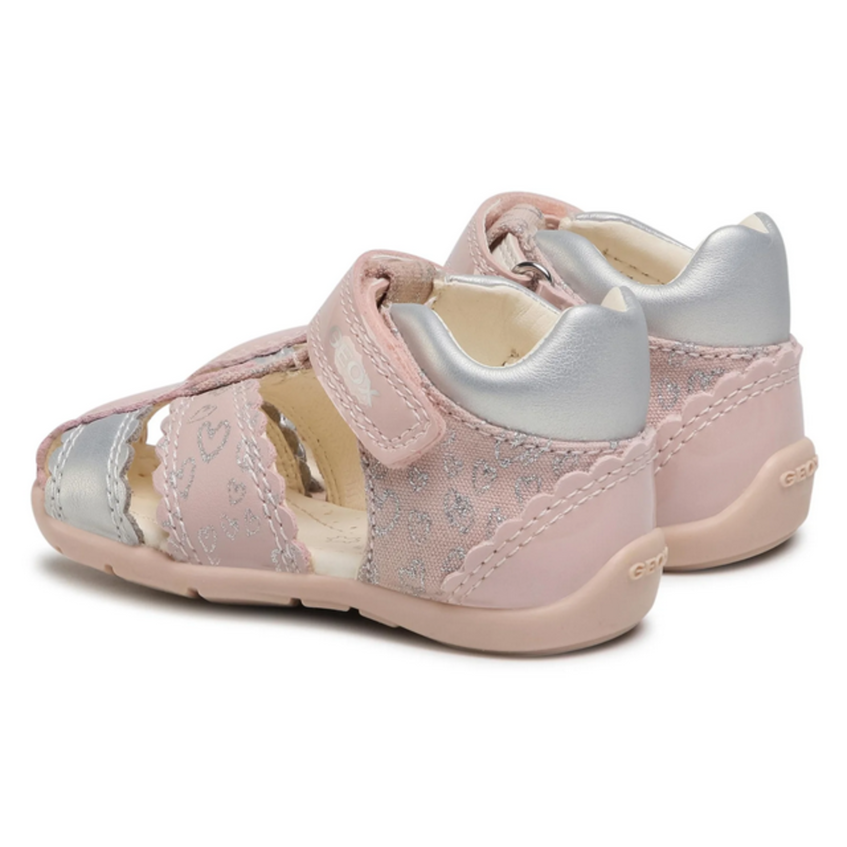 Geox GEOX ELTHAN ROSE/SILVER SANDALS