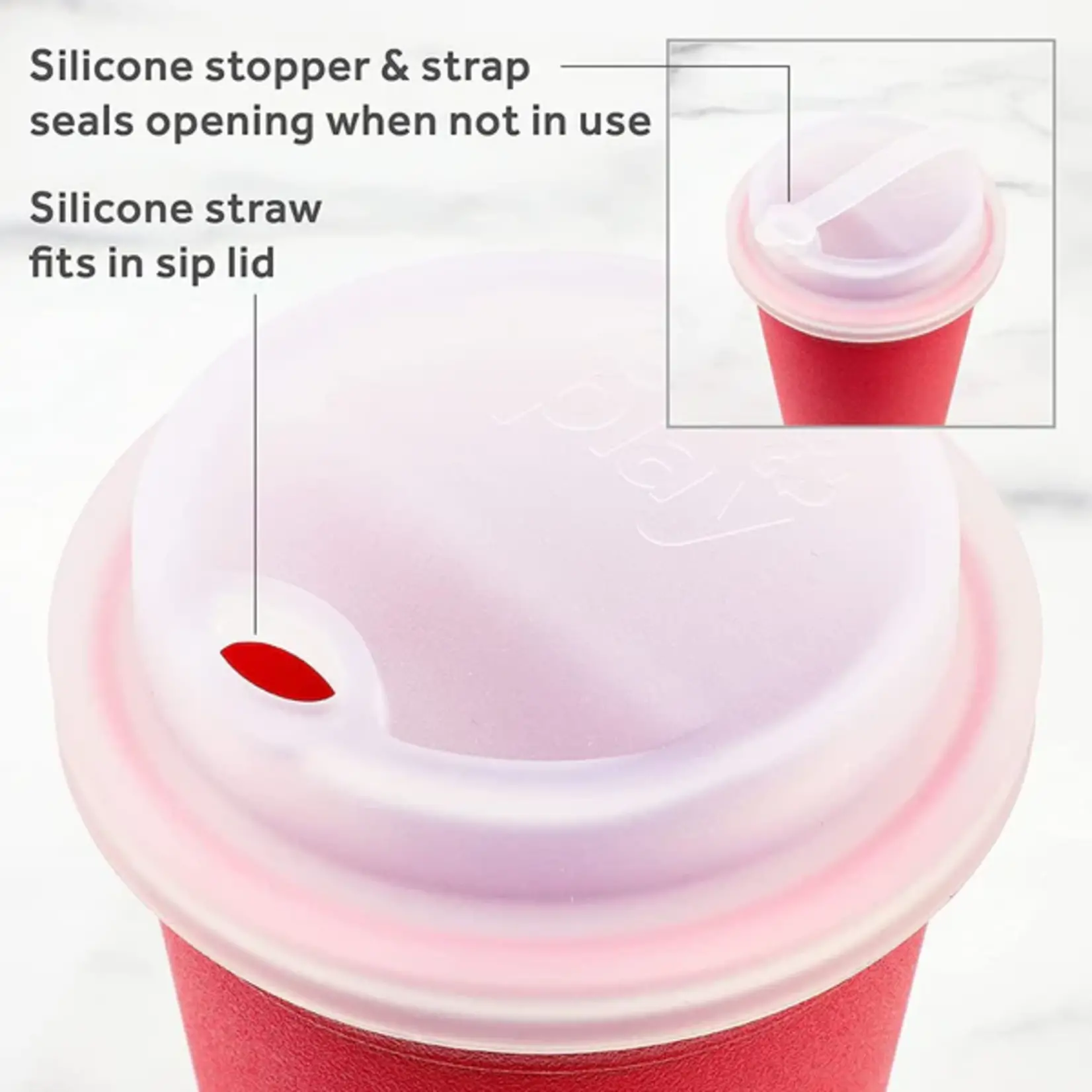 Replay REPLAY 24OZ TUMBLER CUP LID & STRAW