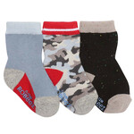 Robeez ROBEEZ SOCKS 3PK CAMO 0-6M