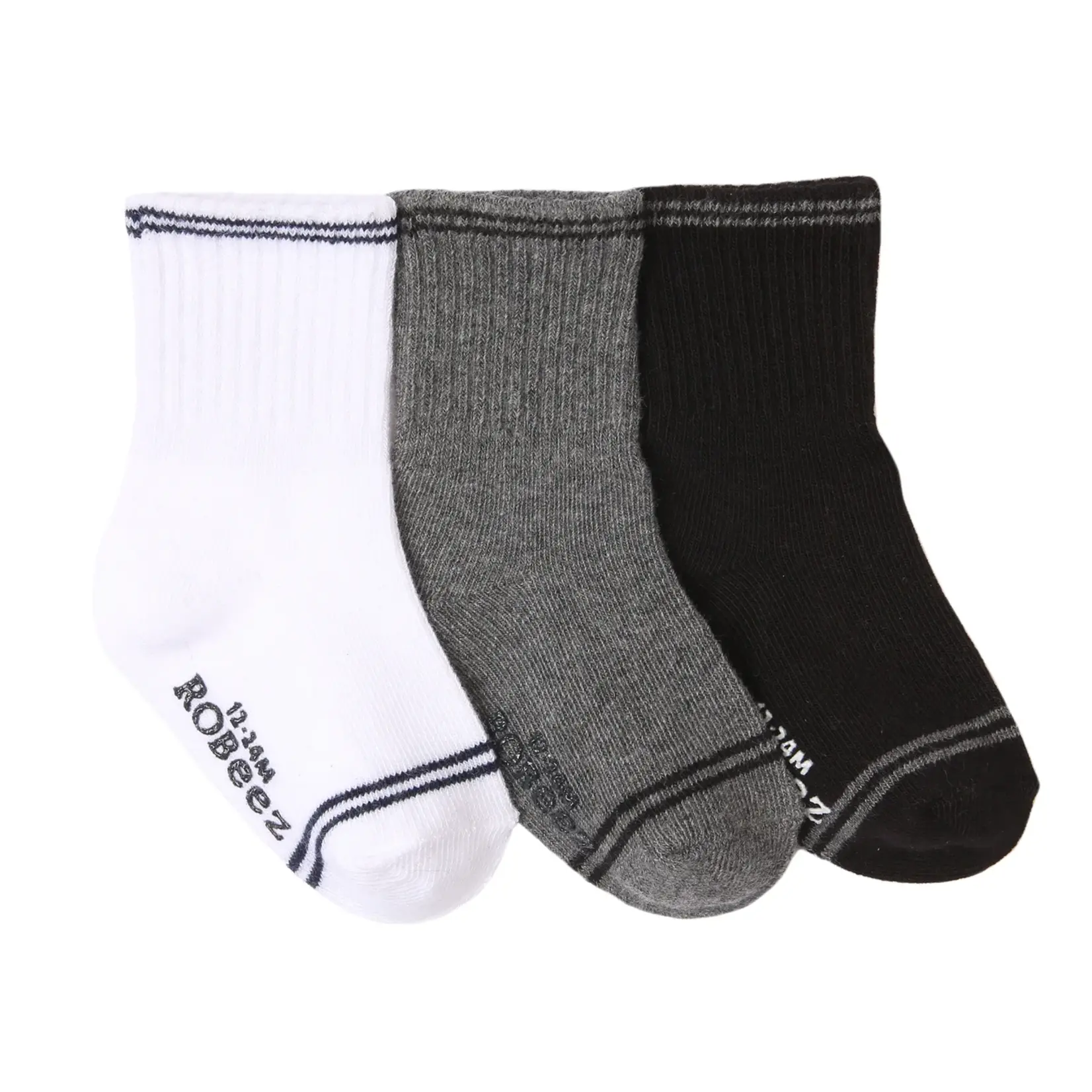 Robeez ROBEEZ SOCKS 3PK GOES WITH EVERYTHING