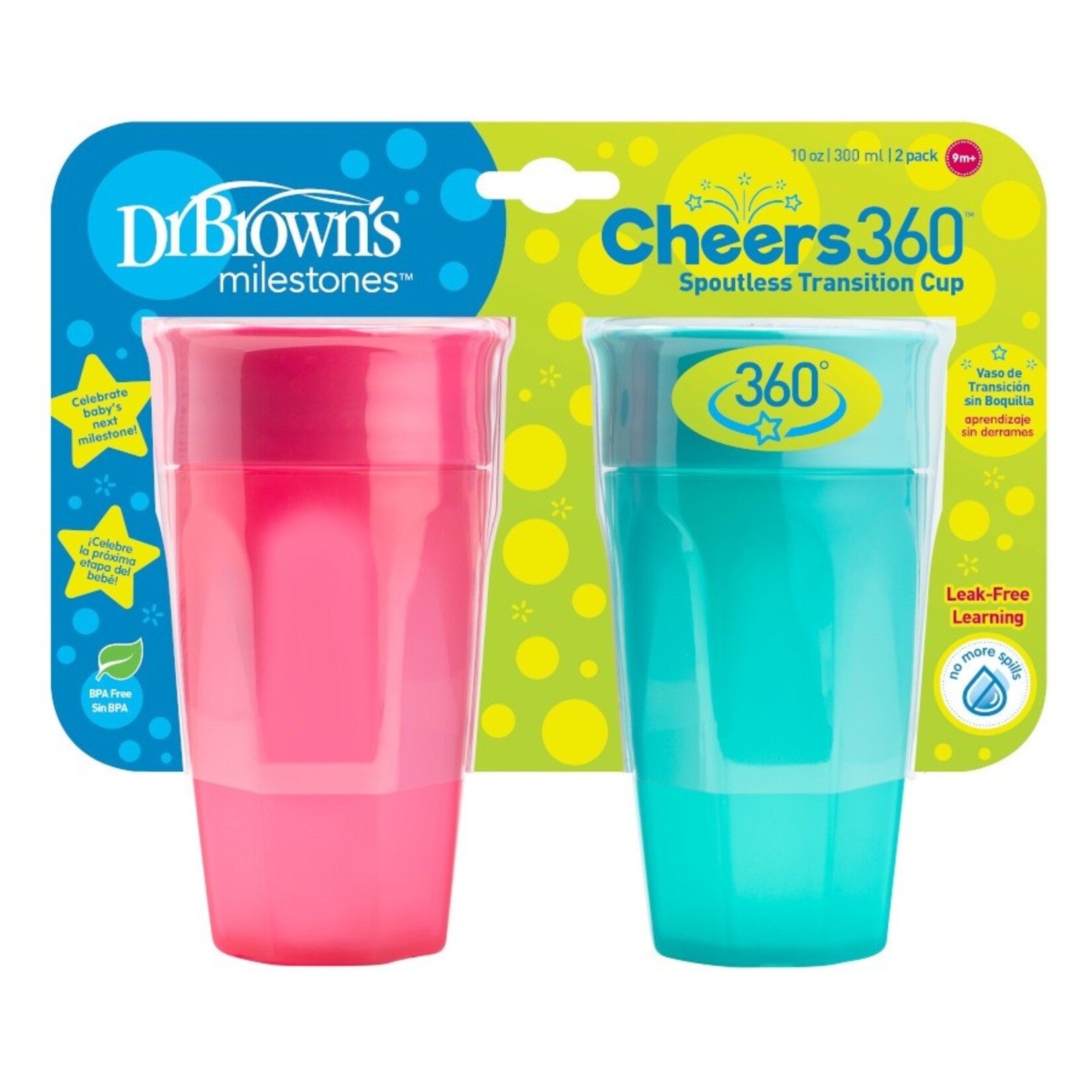 Dr Browns DR BROWNS 10 OZ CHEERS 360 CUPS 2 PK
