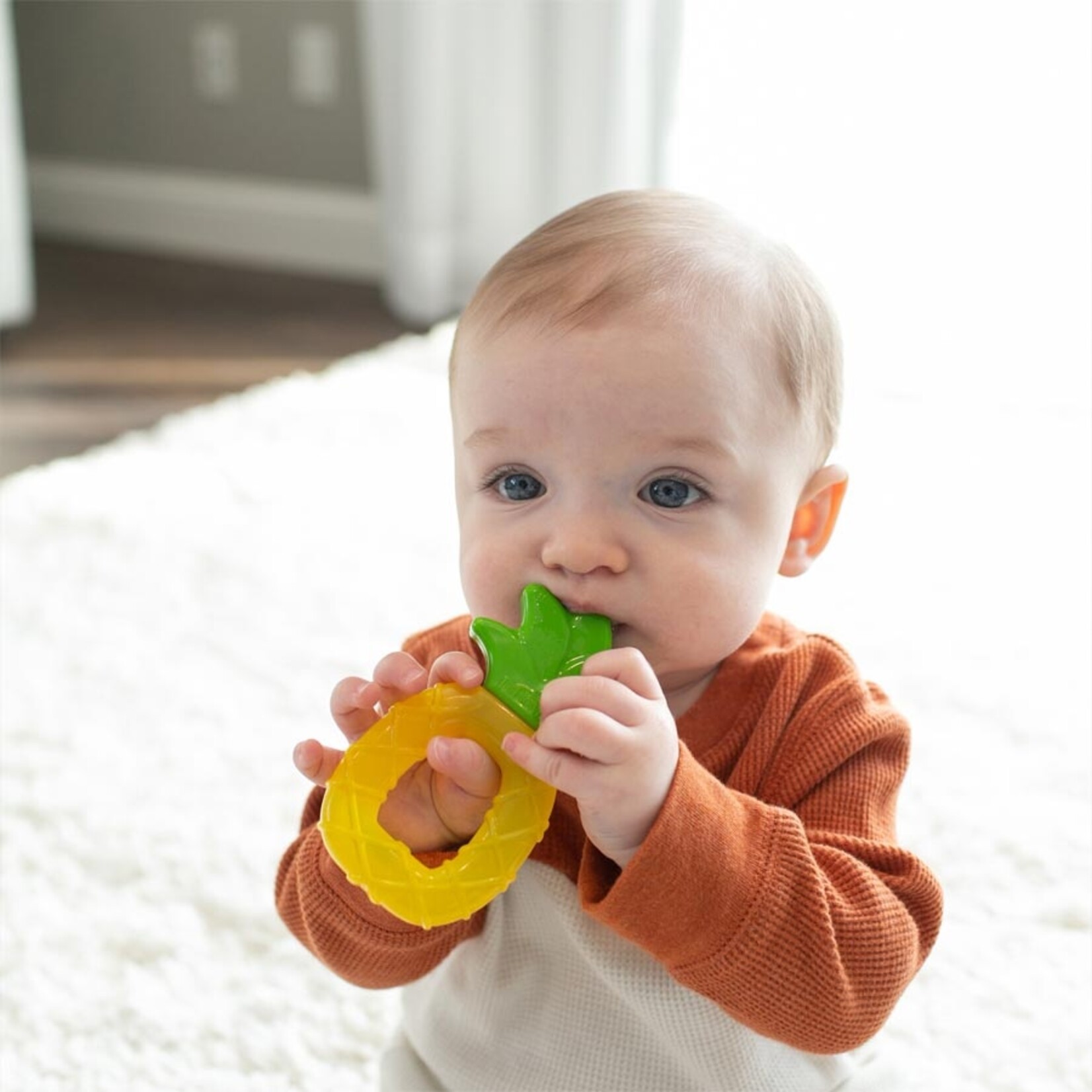 Dr Browns DR BROWNS AQUACOOL WATER-FILLED TEETHERS 2PK APPLE/PINEAPPLE