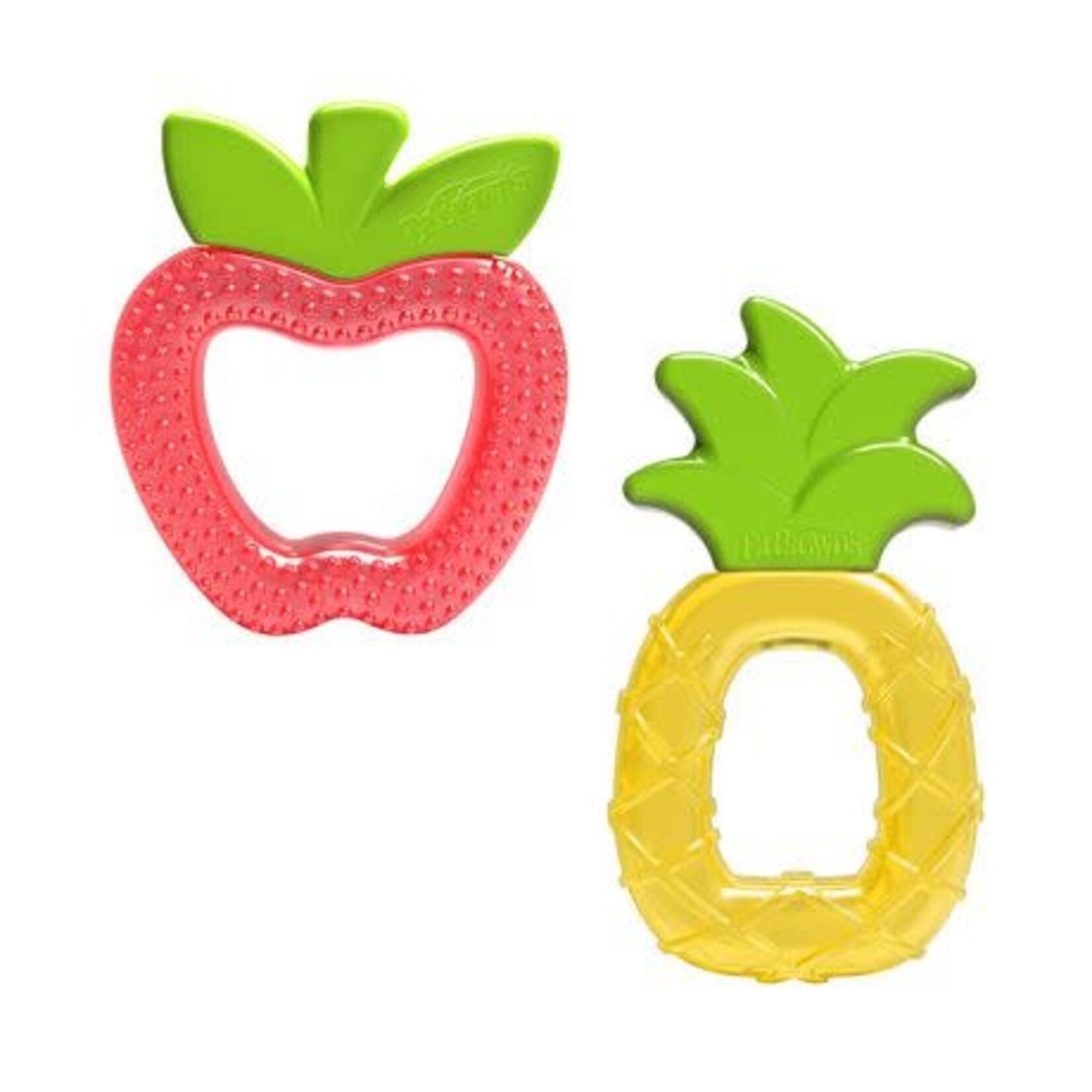 Dr Browns DR BROWNS AQUACOOL WATER-FILLED TEETHERS 2PK APPLE/PINEAPPLE