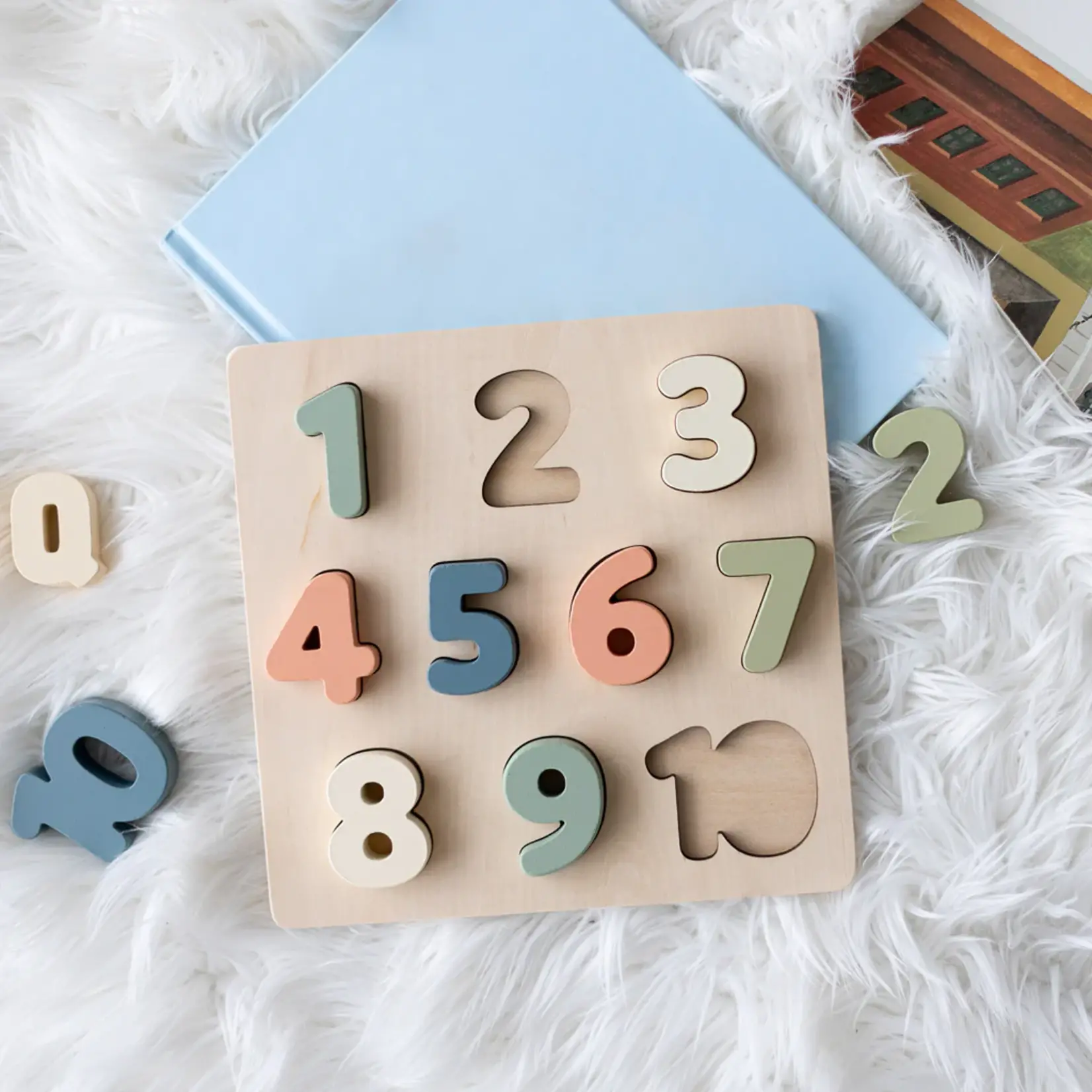 Pearhead PEARHEAD WOODEN NUMBERS PUZZLE
