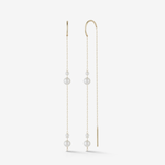 MIZUKI 14KY Threaded Baby Akoya Pearl Earrings