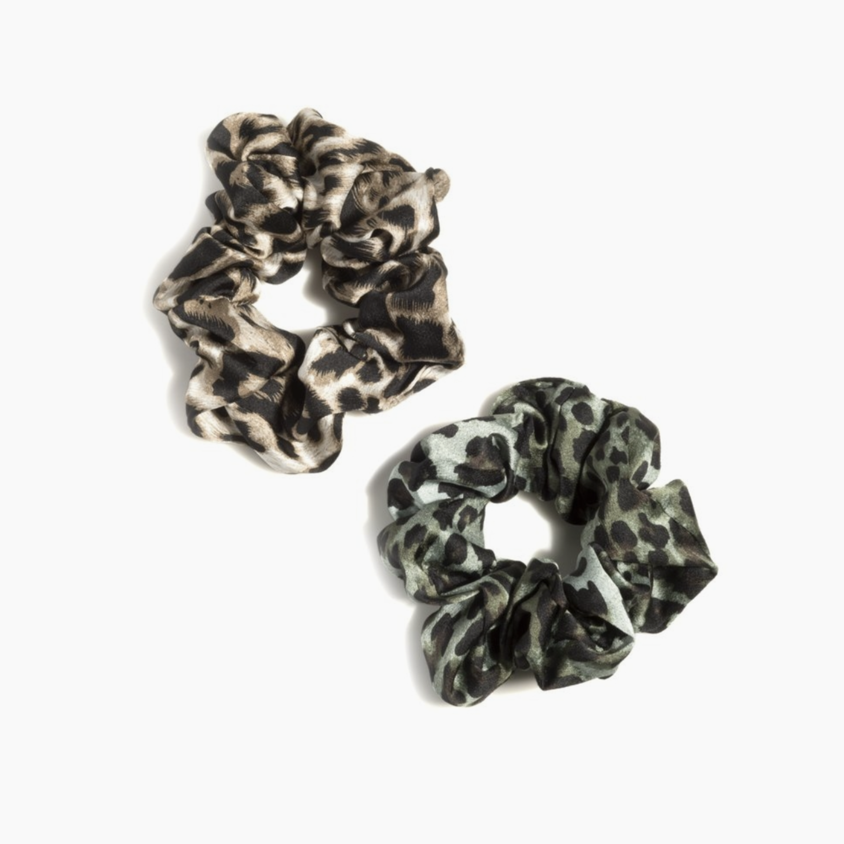SHIRALEAH Leopard Scrunchies - Set of 2