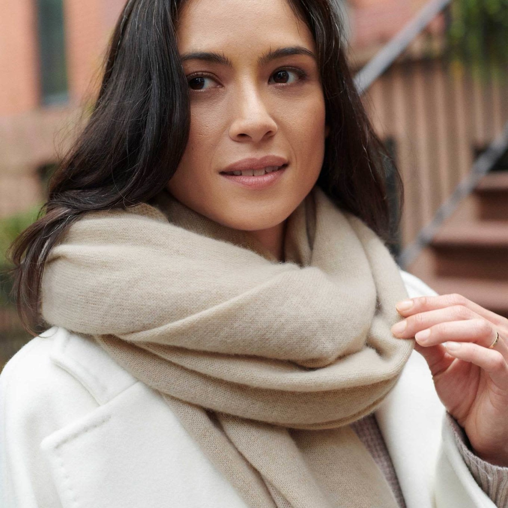 Jute Heather Cashmere Travel Wrap - La 