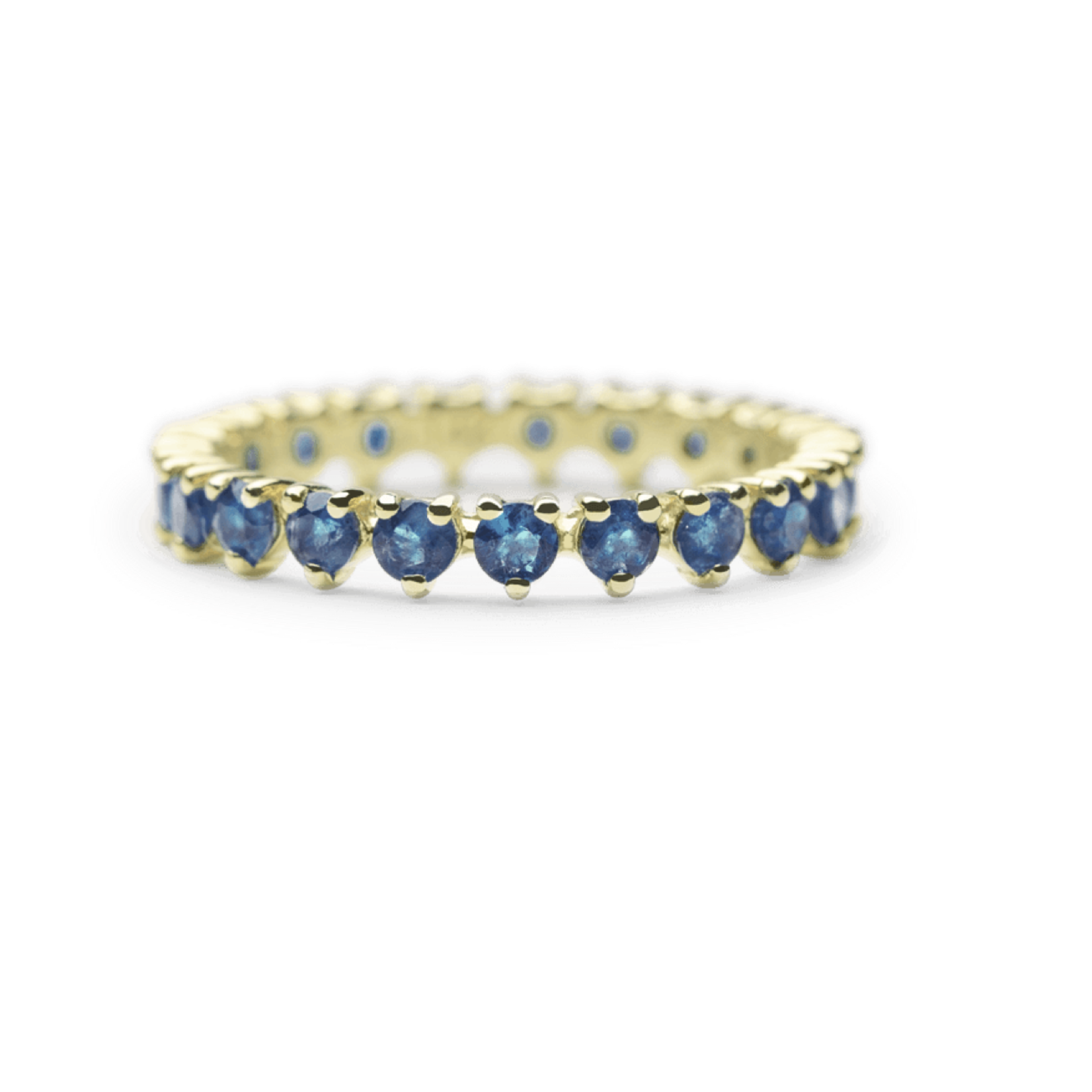 ILA 14KY Geren Blue Sapphire Ring-Size 7