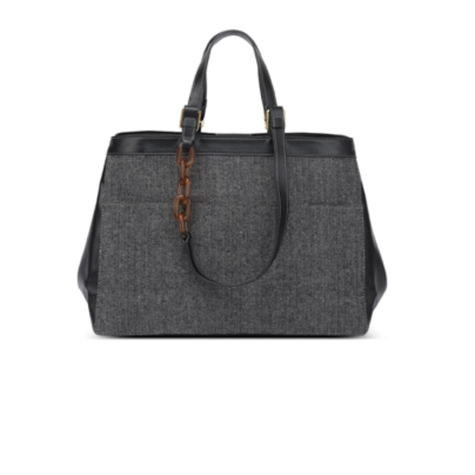 PIXIE MOOD Jade Tote-Vegan Grey Wool