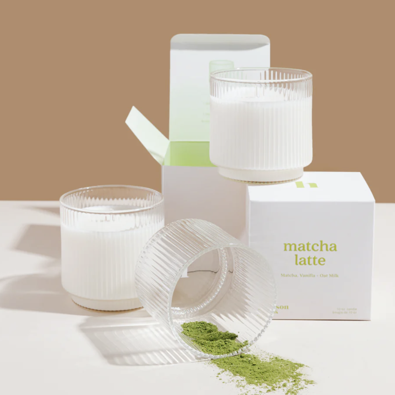 Hudson + Oak Matcha Latte Café Candle