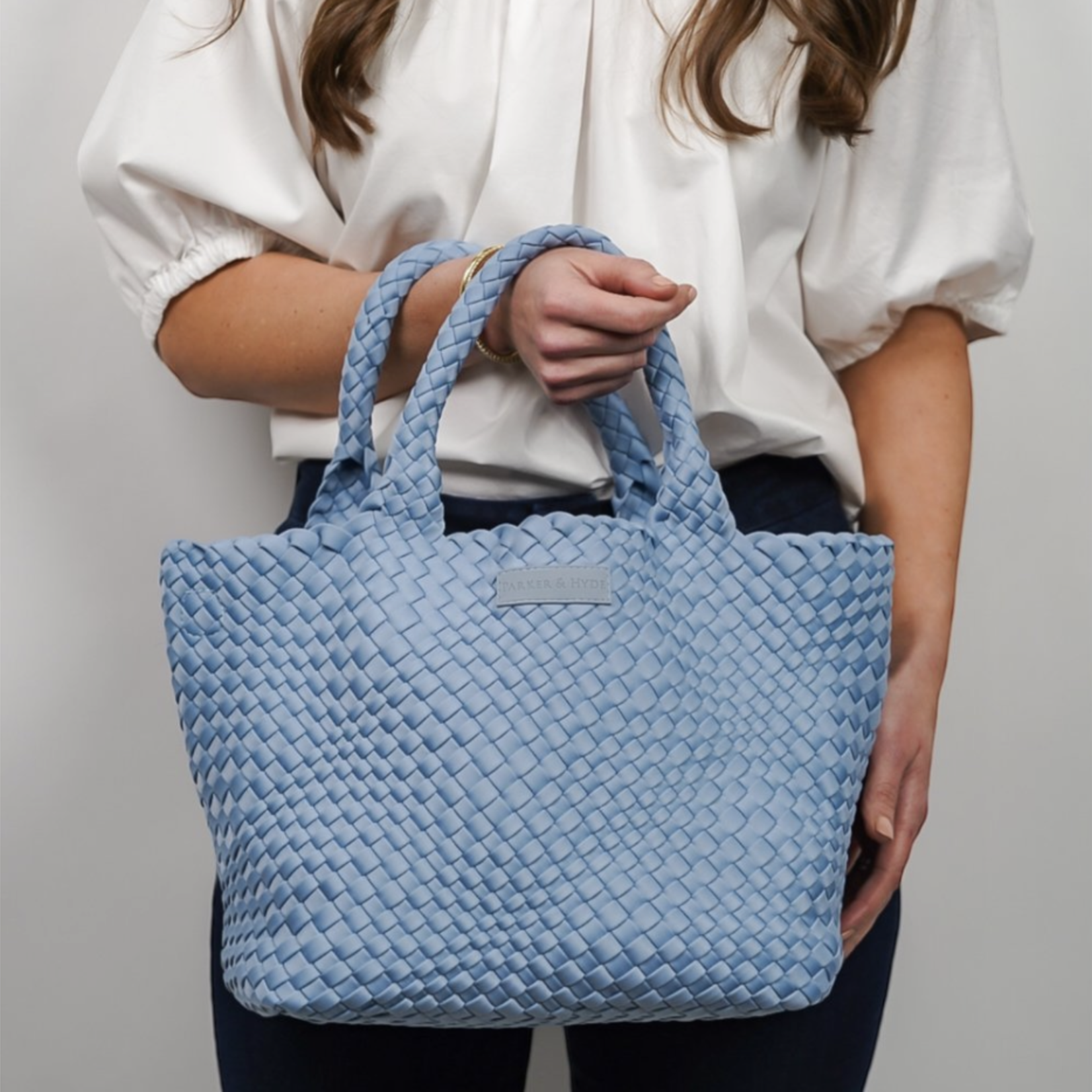 Neoprene Basket Weave Tote