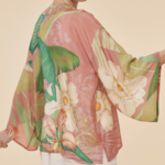 Powder Design Delicate Tropical Kimono Jacket in Candy
