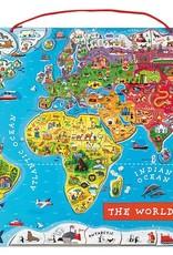 Janod Magnetic World Map Janod Magnetic World Map