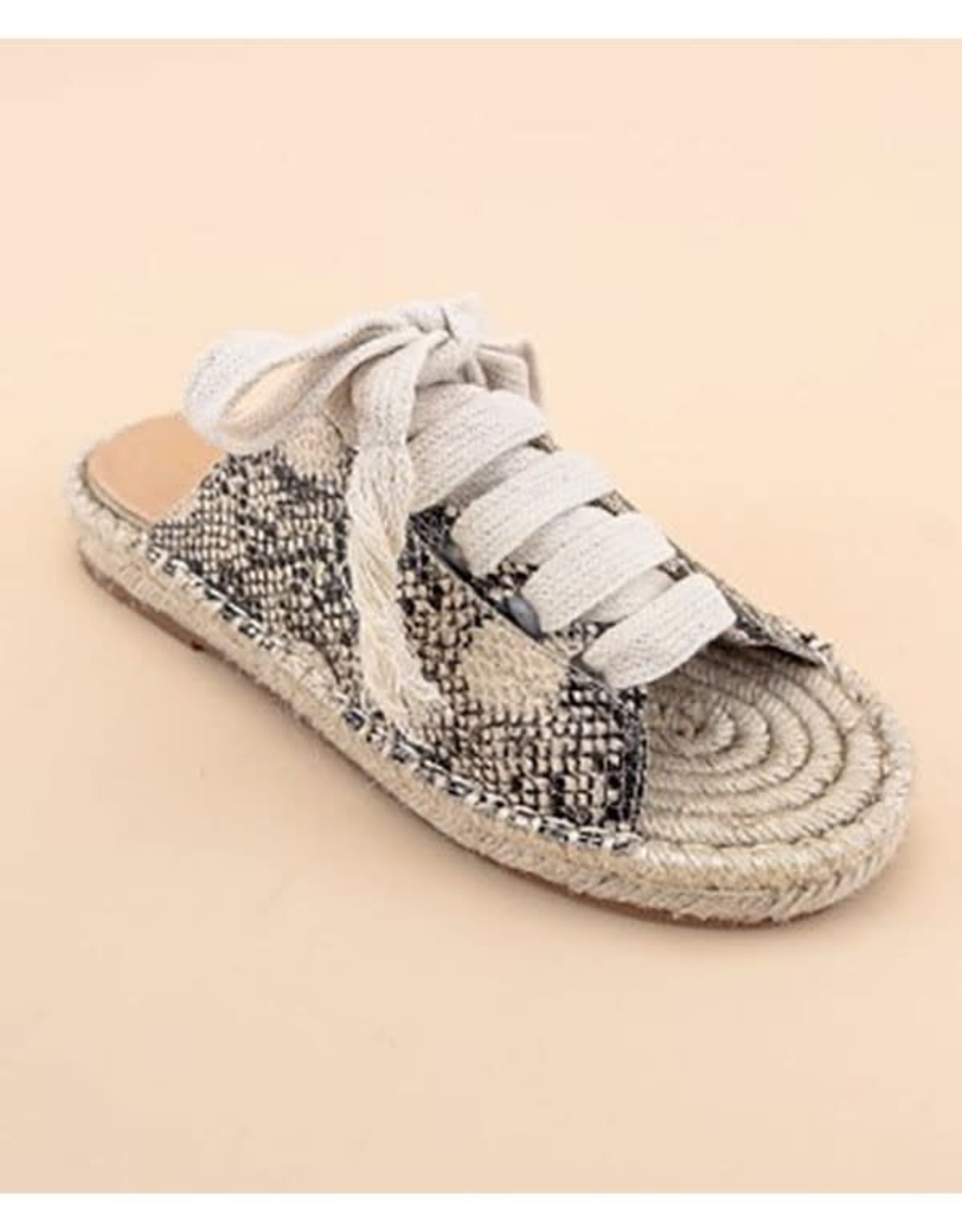 snake print espadrilles