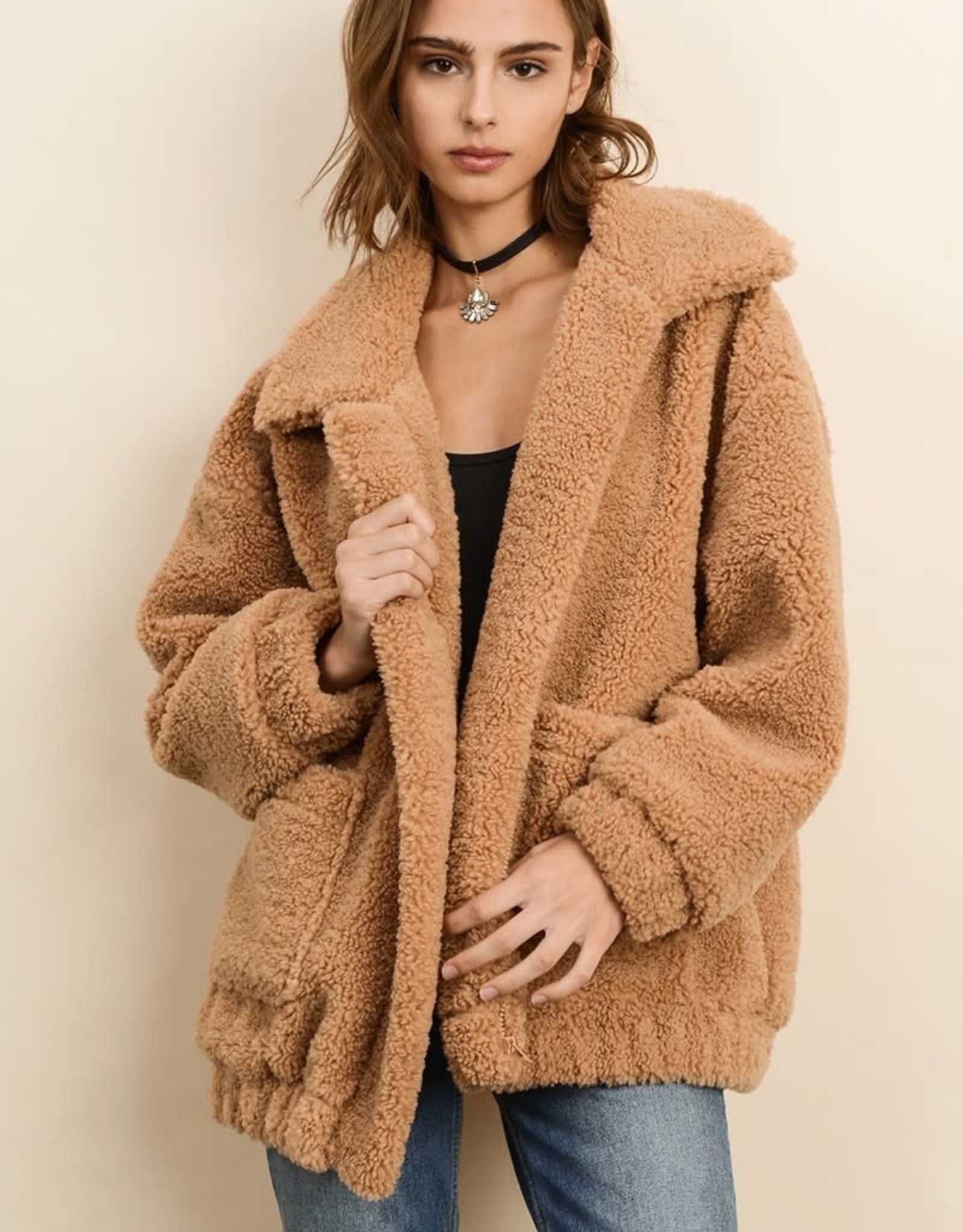 teddy oversized coat