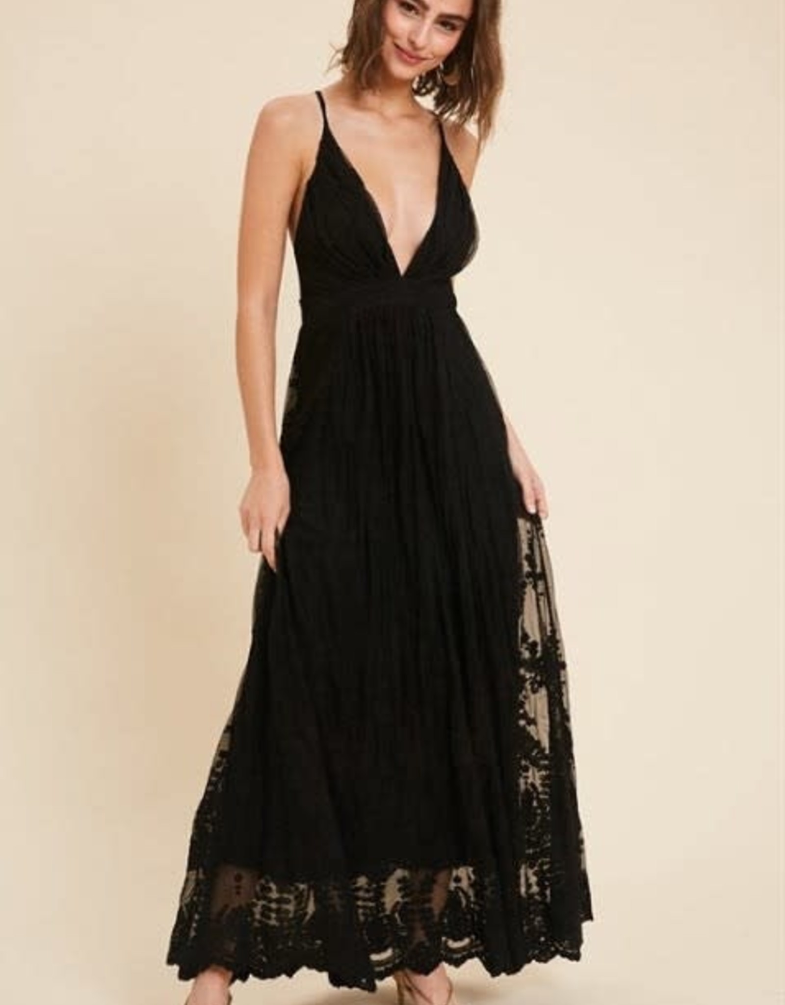 front slit maxi dress