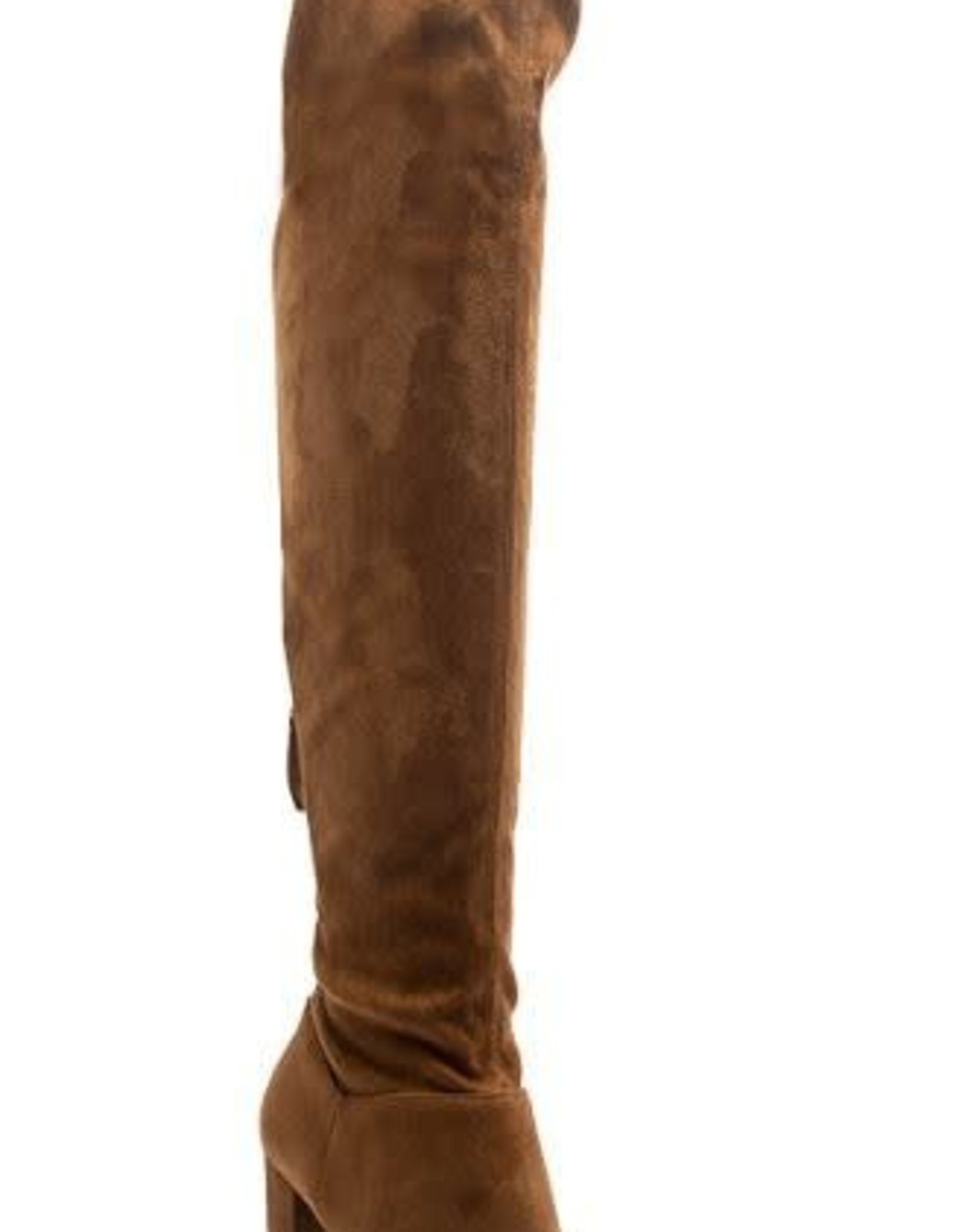 HOTOVELI Suede pointy toe tall boots