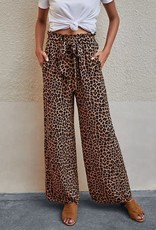HOTOVELI Leopard Wide Leg Pant