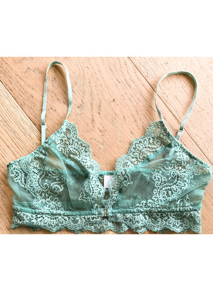 Azalea Triangle V-Wire Bra - blossoms and beehives