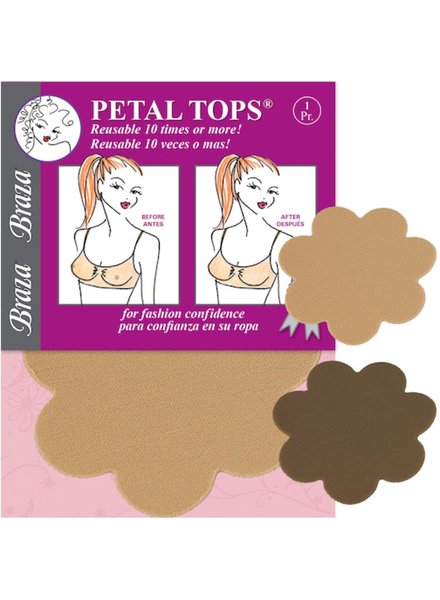 Brazabra Petal Tops - Reusable Silicone Nipple Covers