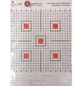 Bore Xpress Bore Xpress Sighting In Targets 10 Pk