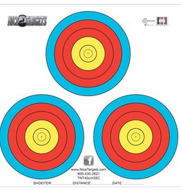 Nice Target Nice Target 40cm Three Spot Color (Each)