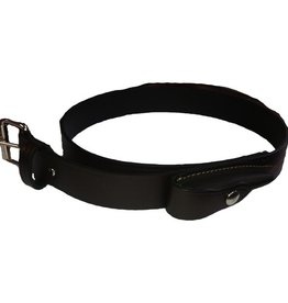 Leather Belt with Knife Pouch