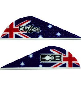 Bohning Archery Bohning Blazer Vane 2” Australia Flag 25 Pack